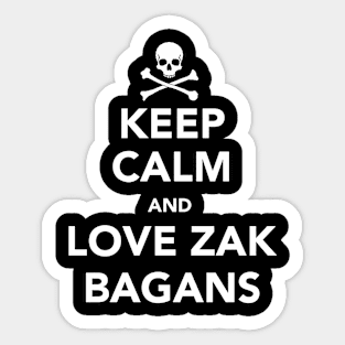 Keep Calm And Love Zak Bagans Sticker